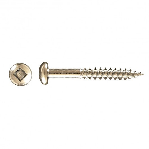 #14 x 3-1/2" Pan Head Steel Wood Screw 800 Pc.   B198-293