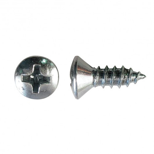 #8 x 3/4" Oval Head Steel Tapping Screw 15 Pc.   910-1035