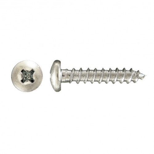 #8 x 1-1/4" Pan Head Steel Tapping Screw 100 Pc.   229-125