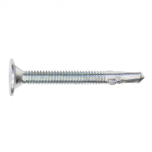#12-24 x 3" Reamer® Drill-X® Wafer Head Steel Tapping Screw 100 Pc.   232-338