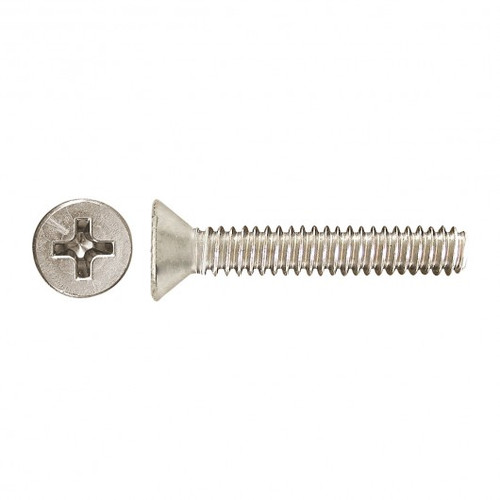#10-32 x 1" Countersunk Steel Machine Screw 100 Pc.   1731-221