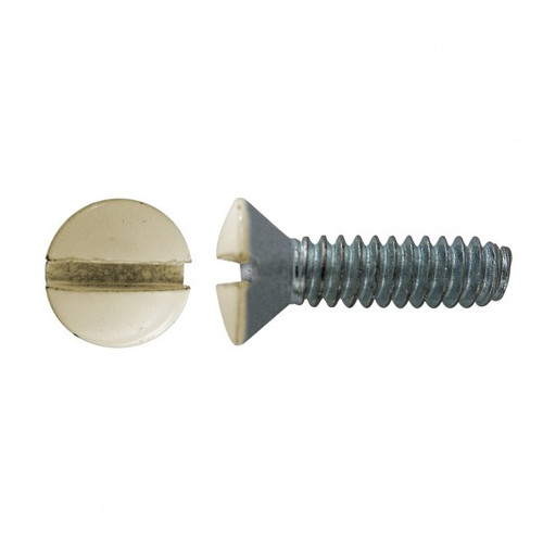 #6-32 x 1/2" Oval Switch Plate Machine Screw 50 Pc.   400-125