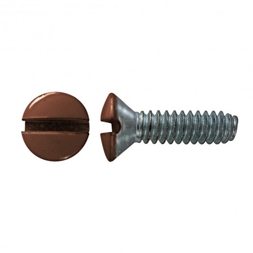 #6-32 x 1/2" Oval Switch Plate Machine Screw 50 Pc.   400-126