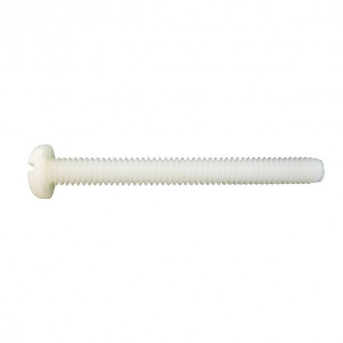 #6-32 x 1-1/2" Pan Head Nylon Machine Screw 50 Pc.   5715-095