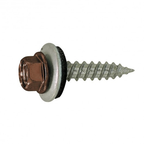 #10 x 2" Hex Head Steel Self Sealing Roofing/Siding Screw 2000 Pc.   B126-974