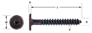 M7 x 2" Steel Joint Connector Screw 25 Pc.   222-850