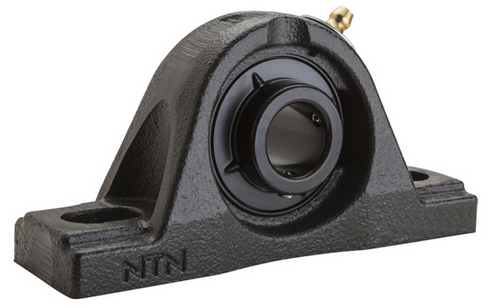 2-1/8" Ultra-Class Cast Iron Two Bolt Pillow Block w/Wide Set Screw Insert Bearing - Standard Duty  UCP-2.1/8