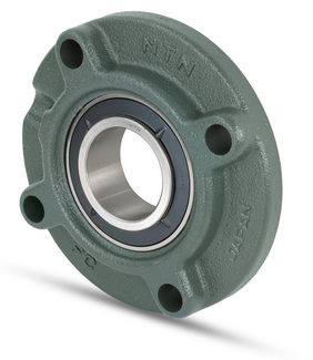 Cast Iron Four Bolt Round Piloted Flange Block w/Taper Bore Insert Bearing - Standard Duty  UKFC208D1