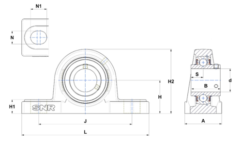 1-1/4"   SUCP207-20