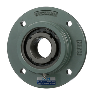 SFC Sealed Spherical Roller Bearing Round Flange Block Assembly - Plain Assembly  SFCW2217N1
