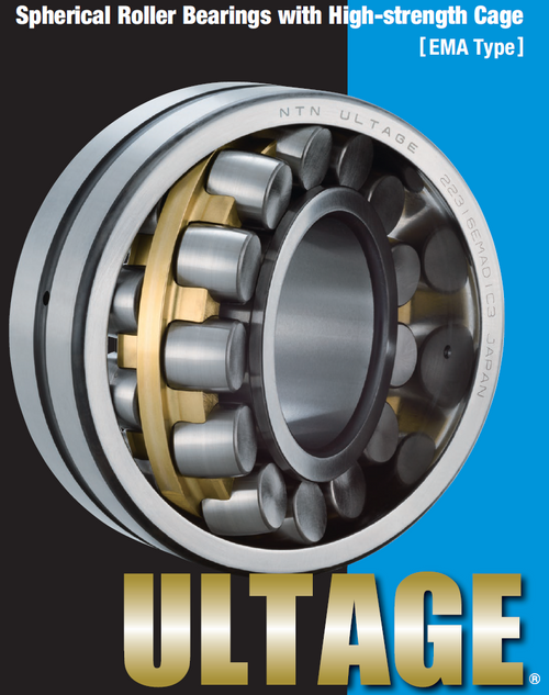 ISO Double Row Straight Bore Spherical Roller Bearing - Machined Brass Cage  22326EMAD1VS2