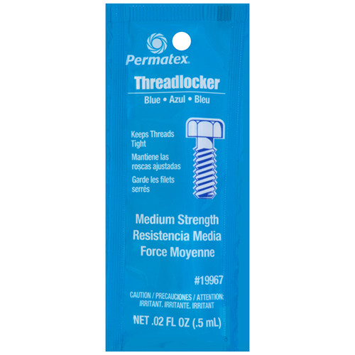 Blue Medium Strength Threadlocker 0.5ml Tube   19967