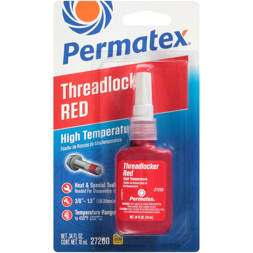 Red High Strength Threadlocker 10ml Bottle   27200