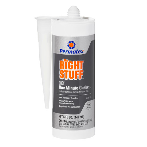 The Right Stuff® Grey One Minute Gasket Maker 147ml Cartridge   30870