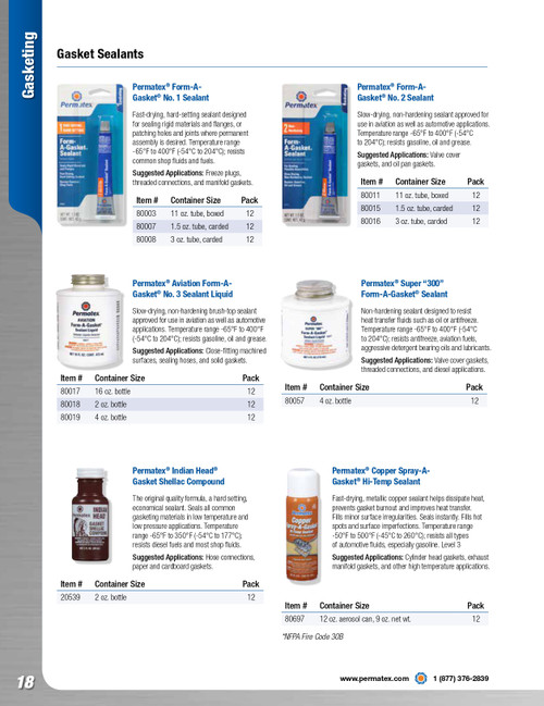 Aviation Gasket Sealant Liquid 473ml Can   80017