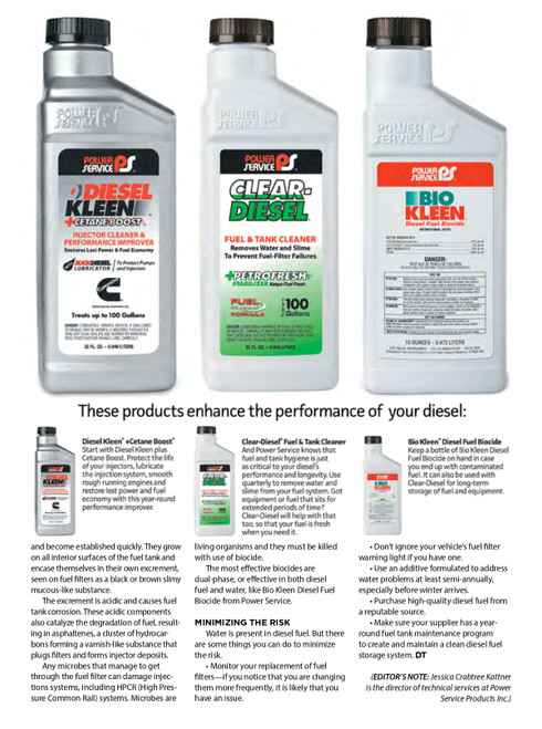 Power Service® 26 oz. Diesel Kleen & Cetane Boost  PS3026