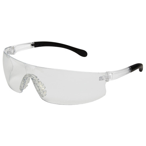 Sellstrom® XM330 Series Hard Coated Wrap Around Safety Glasses - Indoor/Outdoor - Black Rubberized Arms  S73631