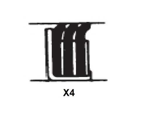 1.688" (42.88mm) Inch Metal Triple Lip Nitrile Grease Seal  16818 X4 R