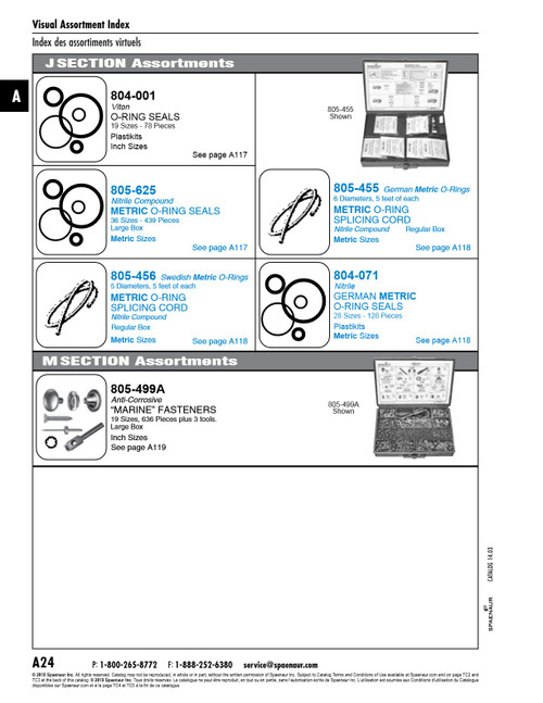 "Marine" Fasteners Assortment   805-499A