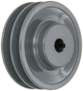 3.15 x 3/4" B Two Groove Fixed Bore Sheave  2BK30-3/4