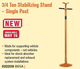 3/4 Ton Stabilizing Stand  032208