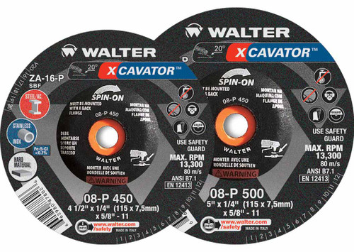 Xcavator® 10 Pc. 9 x 1/4 x 5/8"-11 ZA-24 Grinding Wheel   08P905