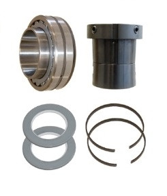 4-15/16" Timken QV Replacement Bearing & Seal Kit - Single V-Lock® - Triple Lip Urethane Seals  QV415-28KITSO