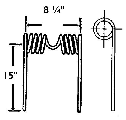 Riteway Straight Harrow Tine  TIN1-101