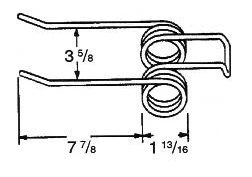 International Harvester Rake Tooth  TINIH-22-2