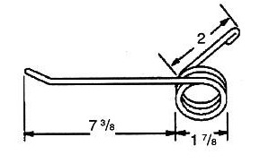 Massey Ferguson Rake Tooth  TINMF-1A