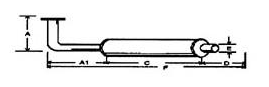 Ford New Holland Tractor Muffler  MUFFO33
