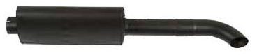 Ford New Holland Tractor Muffler  MUFFO40