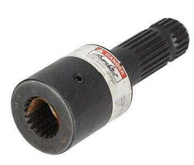 1-3/8"-21 Spline Male x 1-3/8"-6 Spline Female Set Screw PTO Adapter  PTO0332-00004