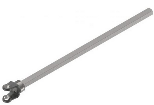 1 x 1-1/8" Rectangular - 35.62" Shaft & Yoke Assembly - 14 Series  PTO1000-1448