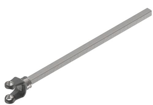 1-3/16" Square - 21.69" Shaft & Yoke Assembly - 35 Series  PTO1000-3535