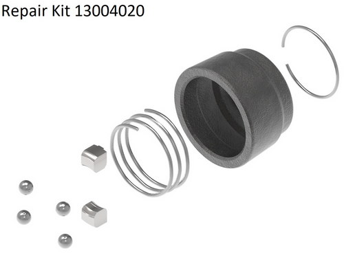 1-3/4"-20 Spline - Safety Slide-Lok QD Yoke - Bondioli® 8 / Walterscheid® AW24 Series  PTO101-6820