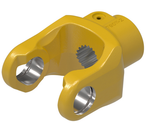 1-3/8"-21 Spline - Push Pin QD Yoke - Bondioli® 7N Series  PTO102-6721