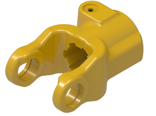 1-3/8"-6 Spline - Push Pin QD Yoke - Bondioli® 2 / Walterscheid® AW20 Series  PTO102-8206