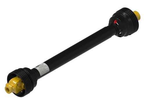 1-3/8"-6 Spline Push Pin QD Yoke - 1-1/2" Round (3/8" Keyway) Yoke - Four Yoke Driveline Assembly - Bondioli® 6 Series  PTO14006624