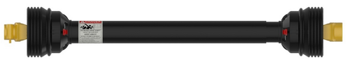 1-3/8"-6 Spline Push Pin QD Yoke - 1-1/2" Round (3/8" Keyway) Yoke - Four Yoke Driveline Assembly - Bondioli® 6 Series  PTO14006624