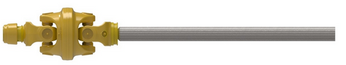 1-3/8"-21 Spline 80° CV Auto-Lok QD Yoke - 1-3/4"-20 Spline Telescope Shaft Assembly - Category 6-80  PTO15656800