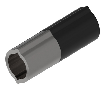 30mm x 40mm x 1500mm Coated Lemon PTO Tube - Walterscheid® AW35-80/35-50  PTO4027639