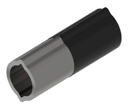 30mm x 40mm x 1500mm Coated Lemon PTO Tube - Walterscheid® AW35-80/35-50  PTO4027639