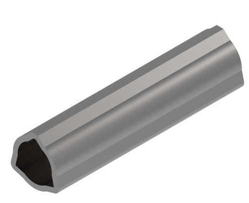 46mm x 51mm x 1000mm Tri-Lobe PTO Tube - Bondioli® 5 Series  PTO6046552