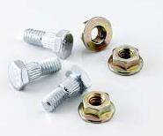 50 Pack M6-1.0 x 16mm Hexagon Head Splined Sickle Section Bolt  CUT01157