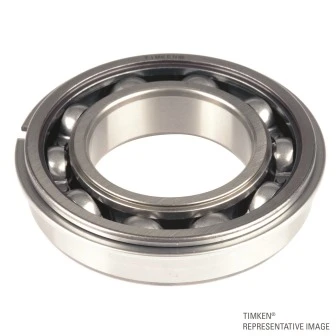 45 x 100 x 25mm Open Deep Groove Single Row Ball Bearing w/ Snap Ring   6309-NR