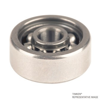 4 x 12 x 4mm Open Deep Groove Single Row Ball Bearing   604
