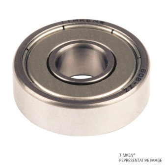 6 x 17 x 6mm Shielded Deep Groove Single Row Ball Bearing   606-ZZ