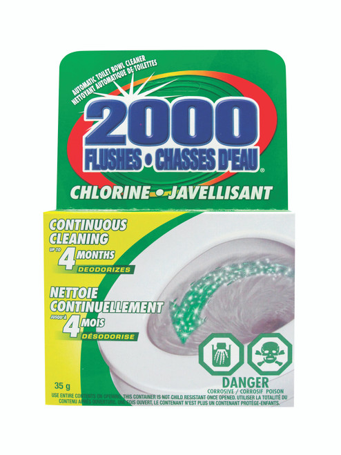 2000 Flushes® Chlorine Automatic Toilet Bowl Cleaner 35g   90615