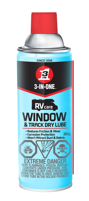 3-IN-ONE® RV Care Window & Track Dry Lubricant 283g Aerosol   01245
